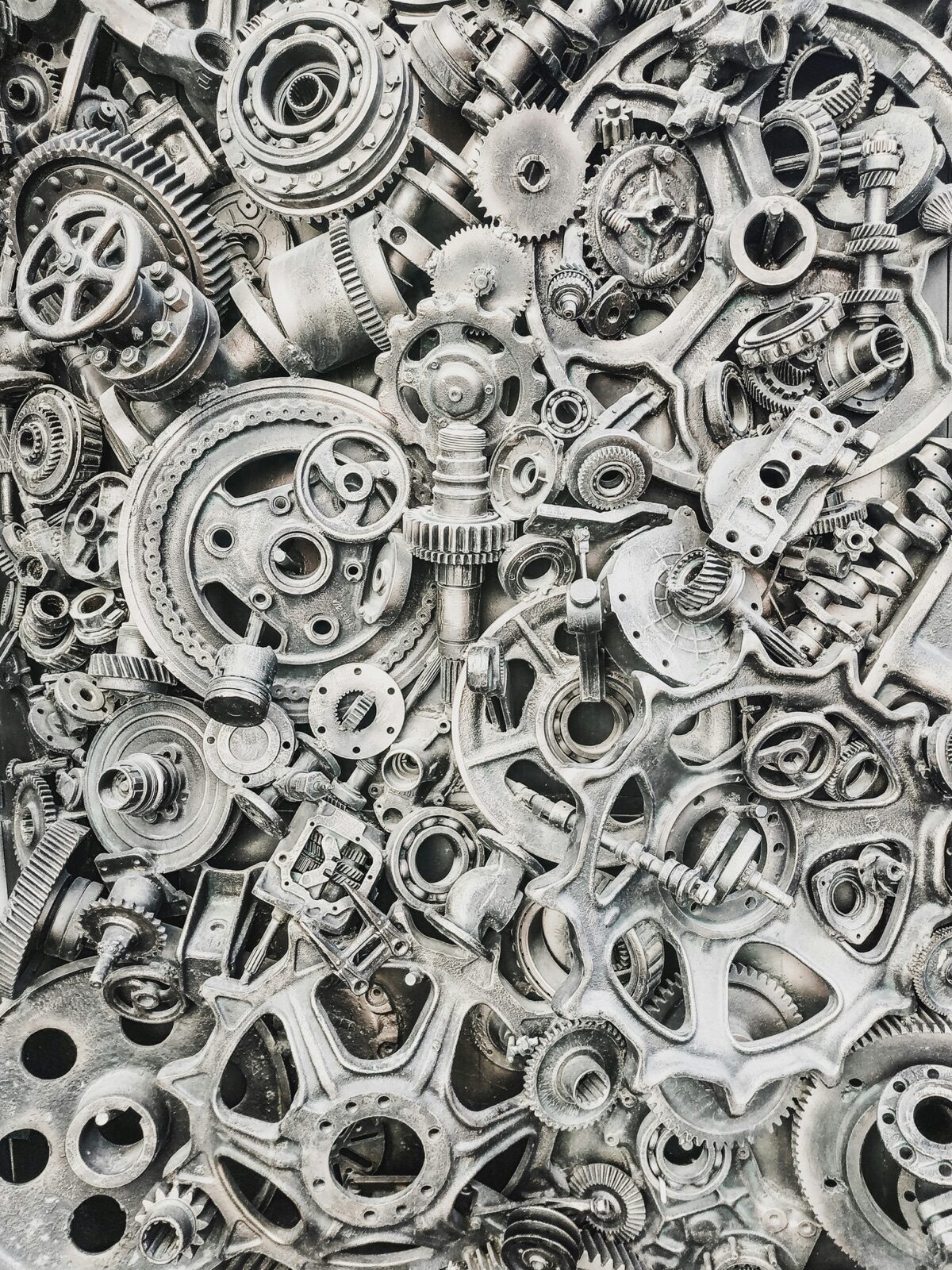 Silver and gold precision machined round metal accessory for Epo-Weld™ HSS high strength structural epoxy aluminum