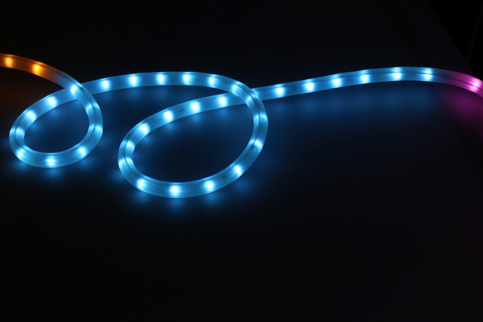 Close-up of LED light emitting diode fixture for Epo-Weld™ TEC conductive epoxy LED and electronic component bonding