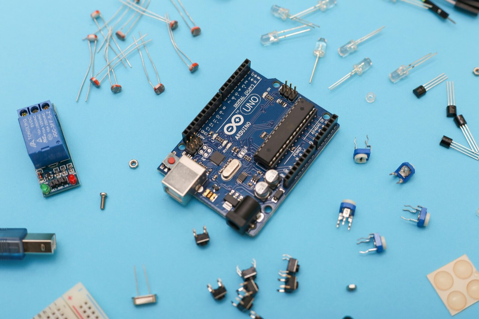 Blue circuit board electronics assembly for Incure S20™ UV spot lamp electronics curing