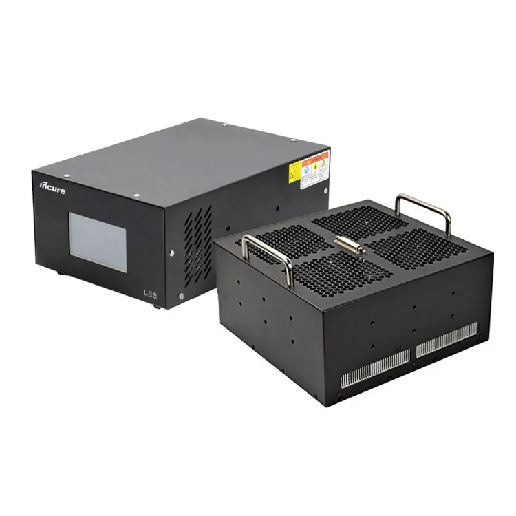Incure L88 UV LED flood lamp with power supply