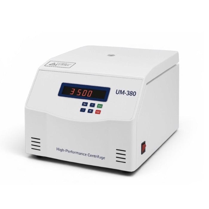 FluxPro UM-380 centrifugal paste mixer with digital speed and time display